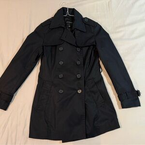 Banana Republic Black Trench Coat